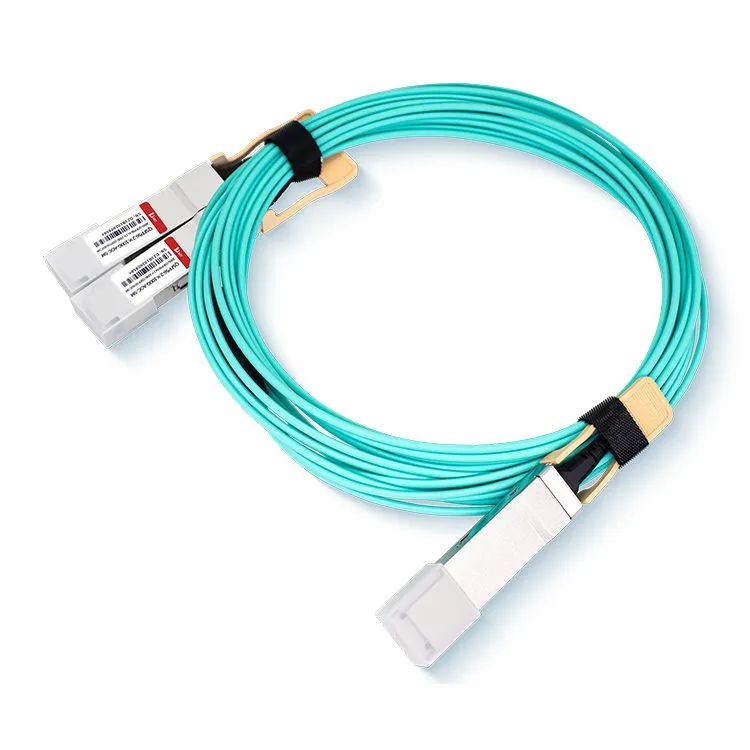QSFP56 200G ～ 2X100G ブレークアウト AOC ケーブル
